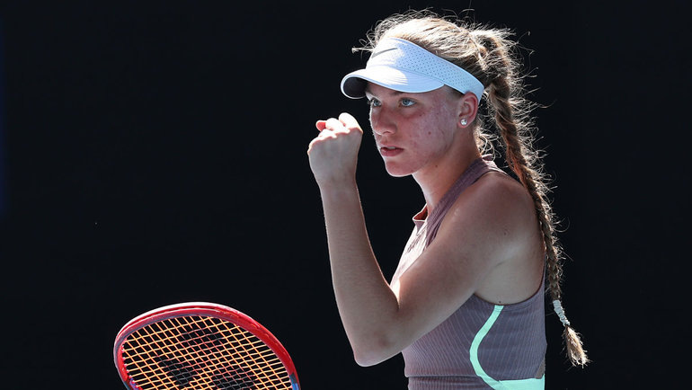    Российская теннисистка Алина Корнеева. Getty Images