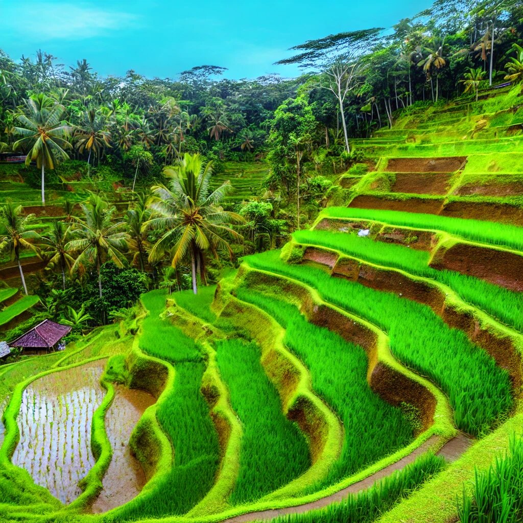 Рисовые террасы Тегаллаланг