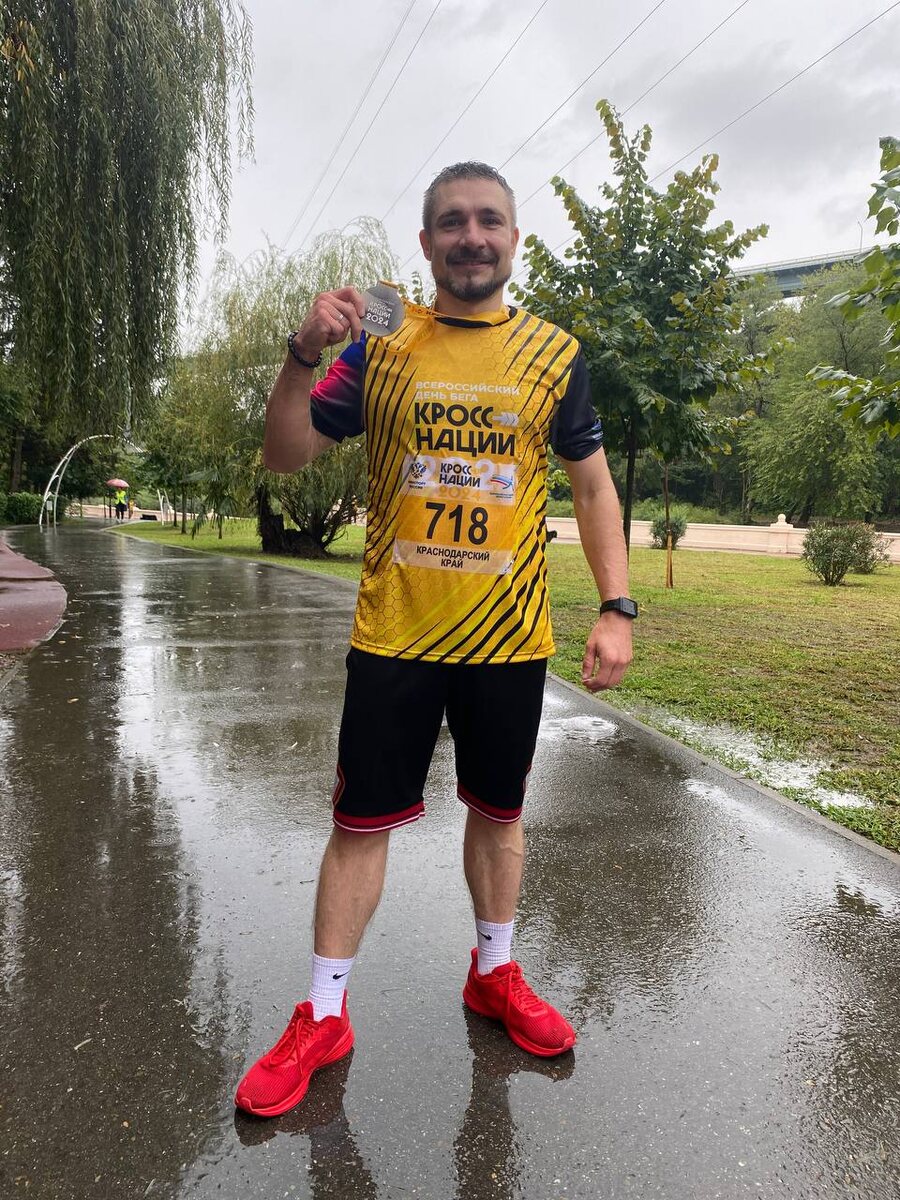 На забеге "Кросс нации"