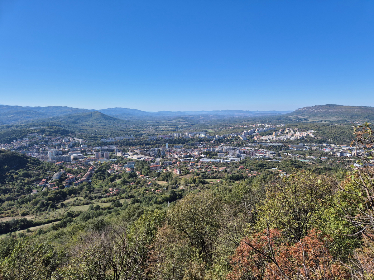 Наше Габрово (центральный район) почти с высоты птичьего полета.