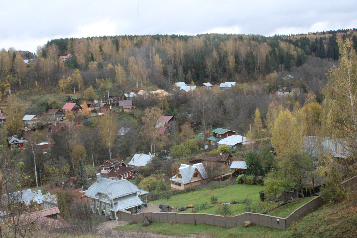 Это вид с Соборной горы