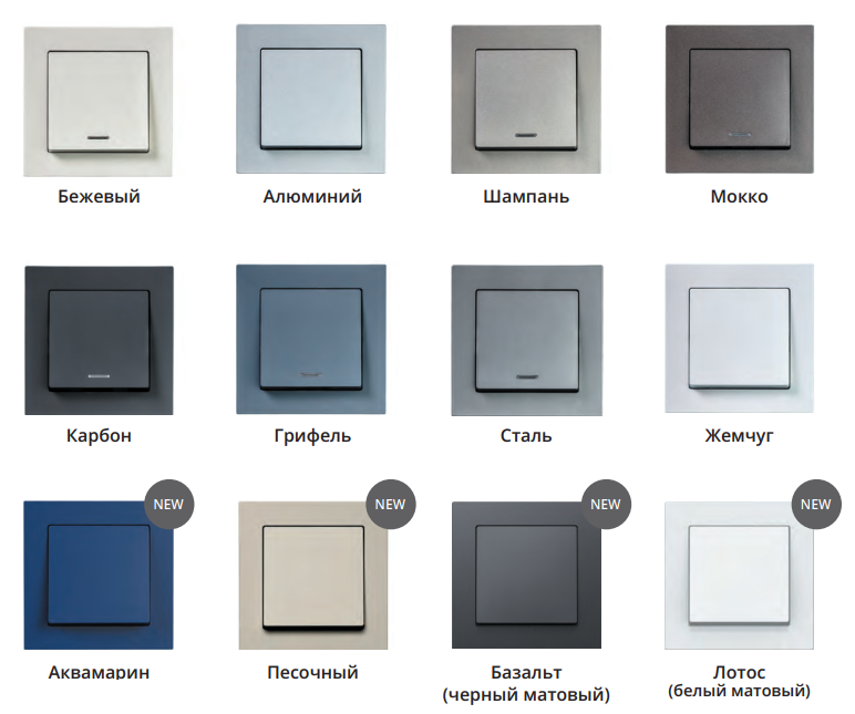 розетки и выключатели AtlasDesign от Systene Electric