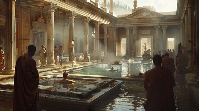 Римские термы - место не только для приятного времяпрепровождения, но и для улучшения своего здоровья. 