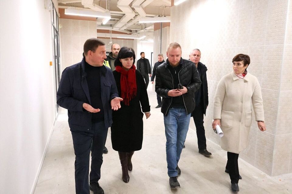    Андрей Турчак проинспектировал строящиеся соцобъекты. Источник: пресс-центр правительства Республики Алтай