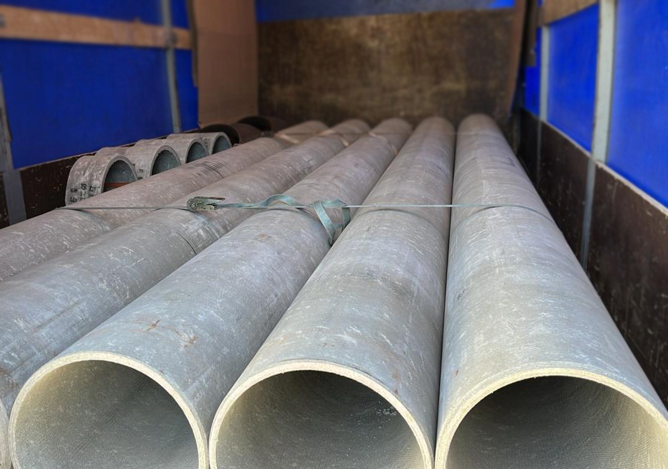 Подготовка труб и муфт из хризотилцемента к транспортировке