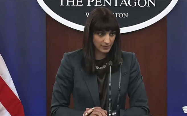 Заместитель пресс-секретаря Пентагона Сабрина Сингх