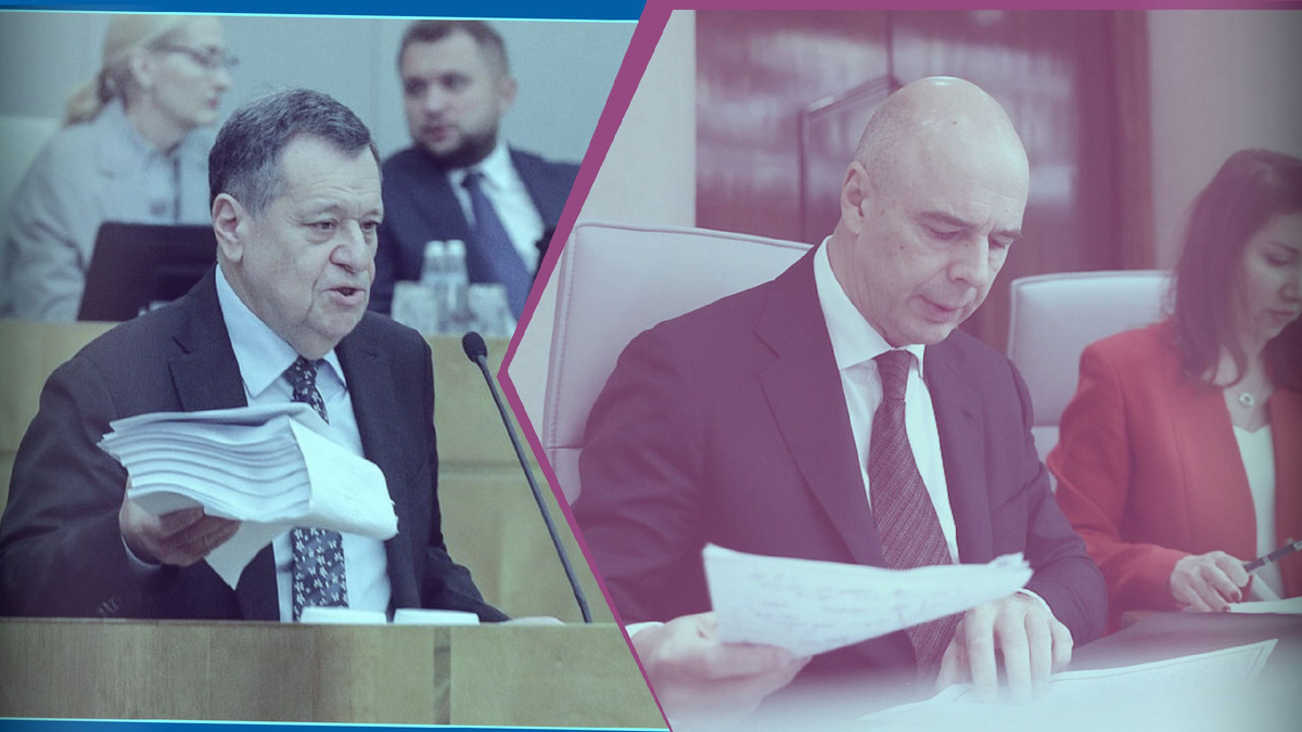 Председатель комитета Госдумы по бюджету и налогам Андрей Макаров и министр финансов РФ Антон Силуанов
