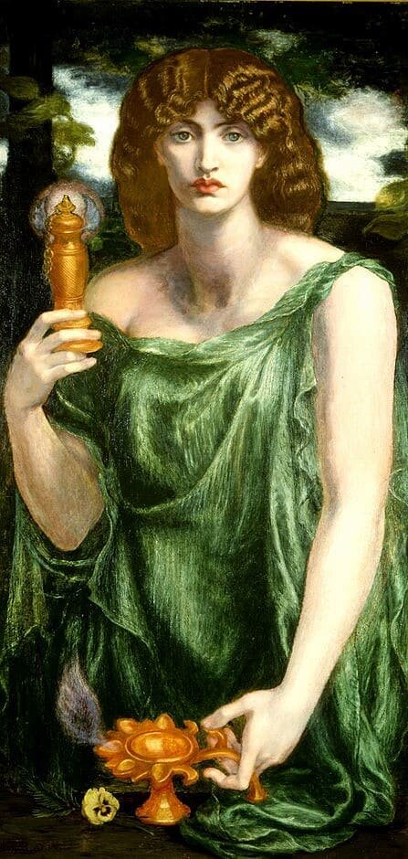  Мнемозина - богиня и муза вечной памяти.