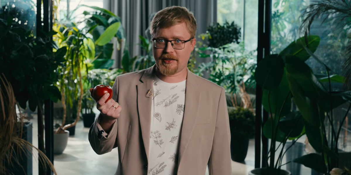 Скриншот из шоу "Огород по науке"