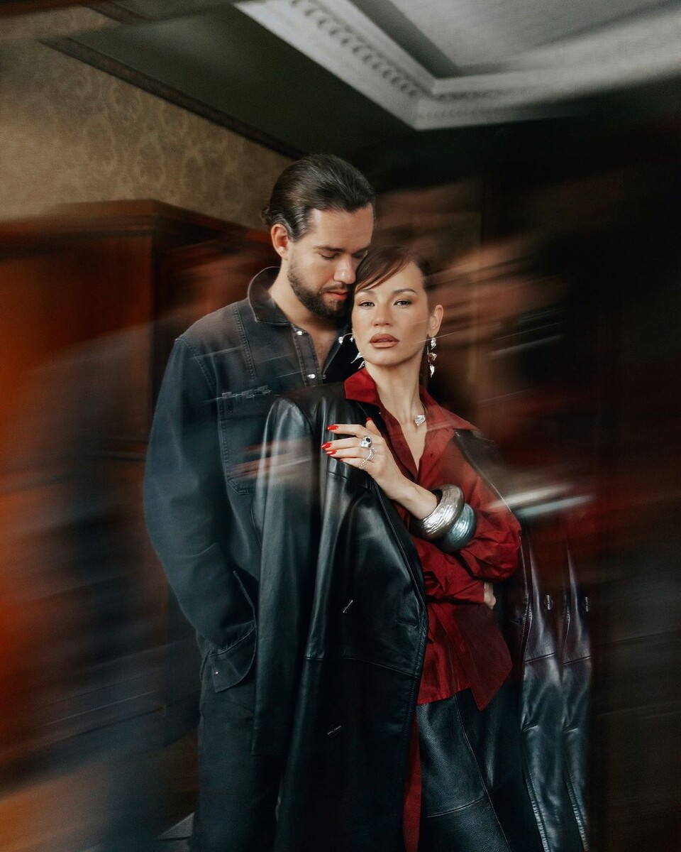 Ида Галич с возлюбленным. Фото: соцсети Иды Галич