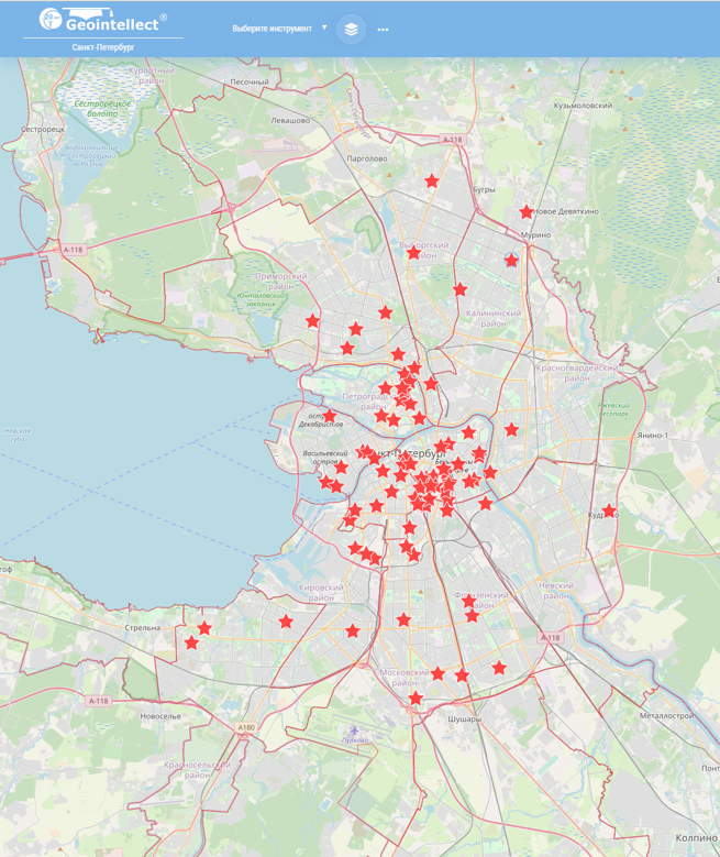 геомаркетинг, геоаналитика, анализ локации, геоинформационные системы, геоданные москва и спб