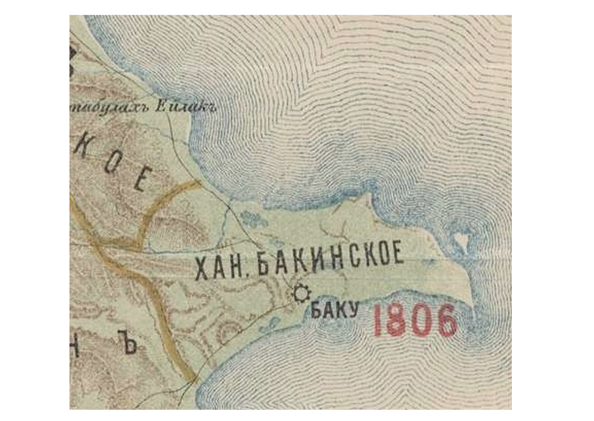 Бакинское ханство в 1806 году