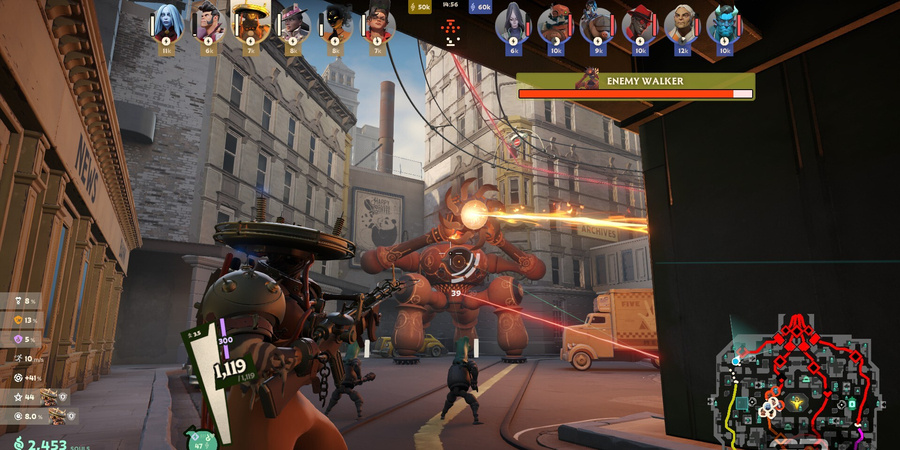    Часовой больше и мощнее, чем Страж, но до прихода врагов также находится в "спячке".