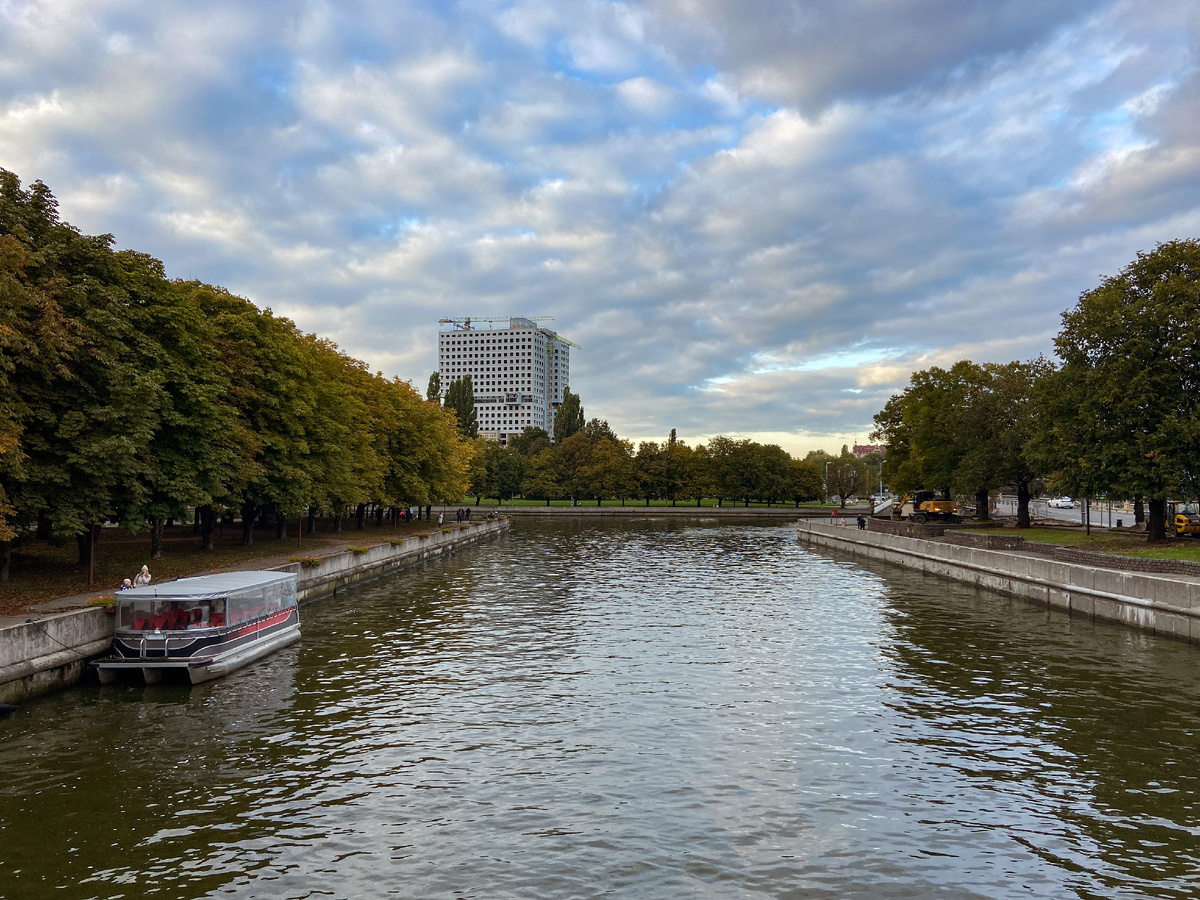 вод с Медового мостика, г. Калининград, фото Берега Балтики