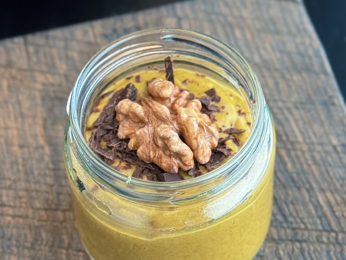 Пряный тыквенный пудинг 