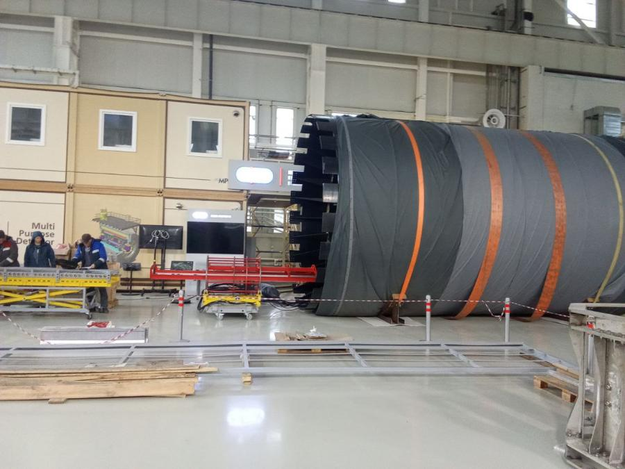 Строительная площадка эксперимента MPD