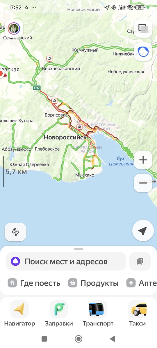 Тифлокомментарий. Карта с пробками