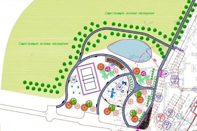    Схема благоустройства, о которой мечтали жители дома на ул. Менделеева. Фото:  АиФ