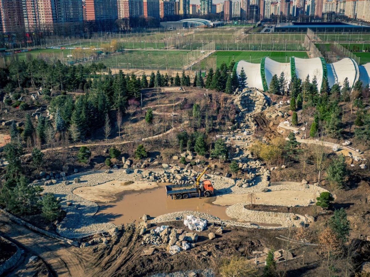 Строительство парка. Источник интернет.
