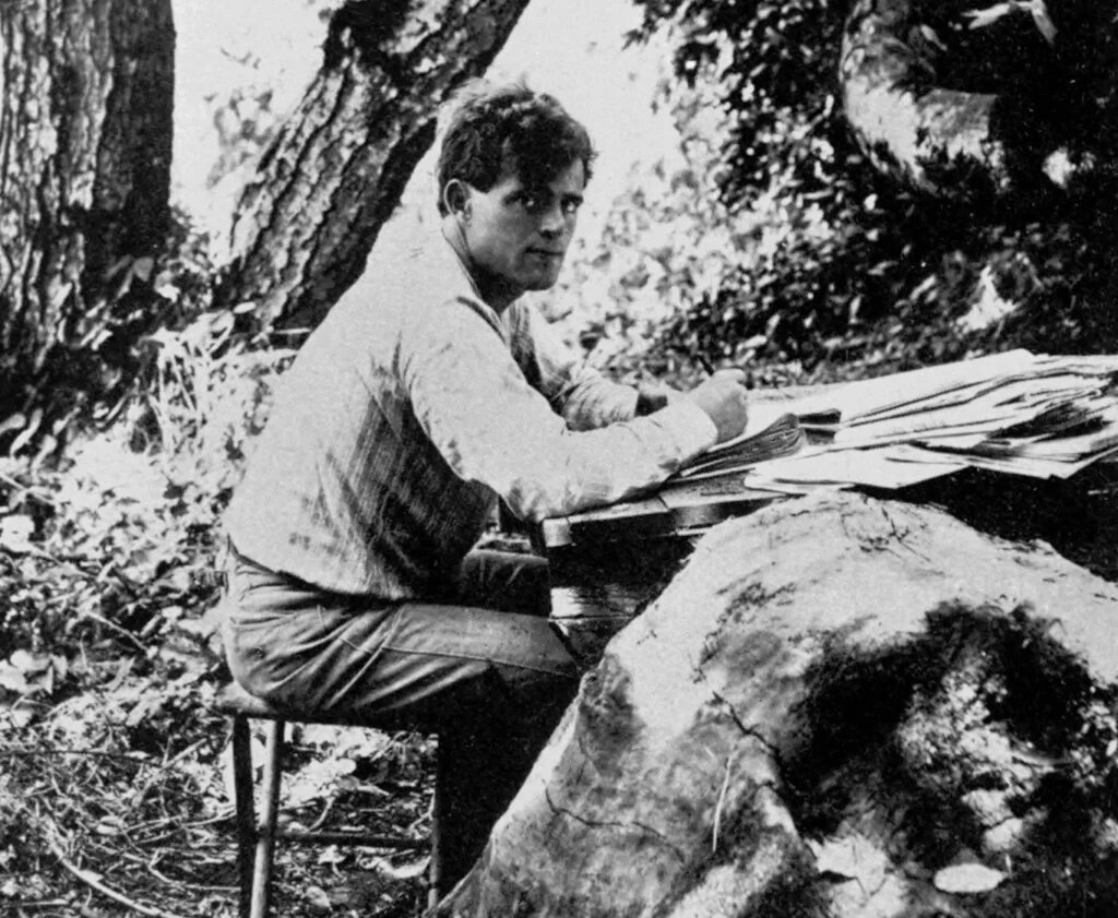 Джек Лондон за работой