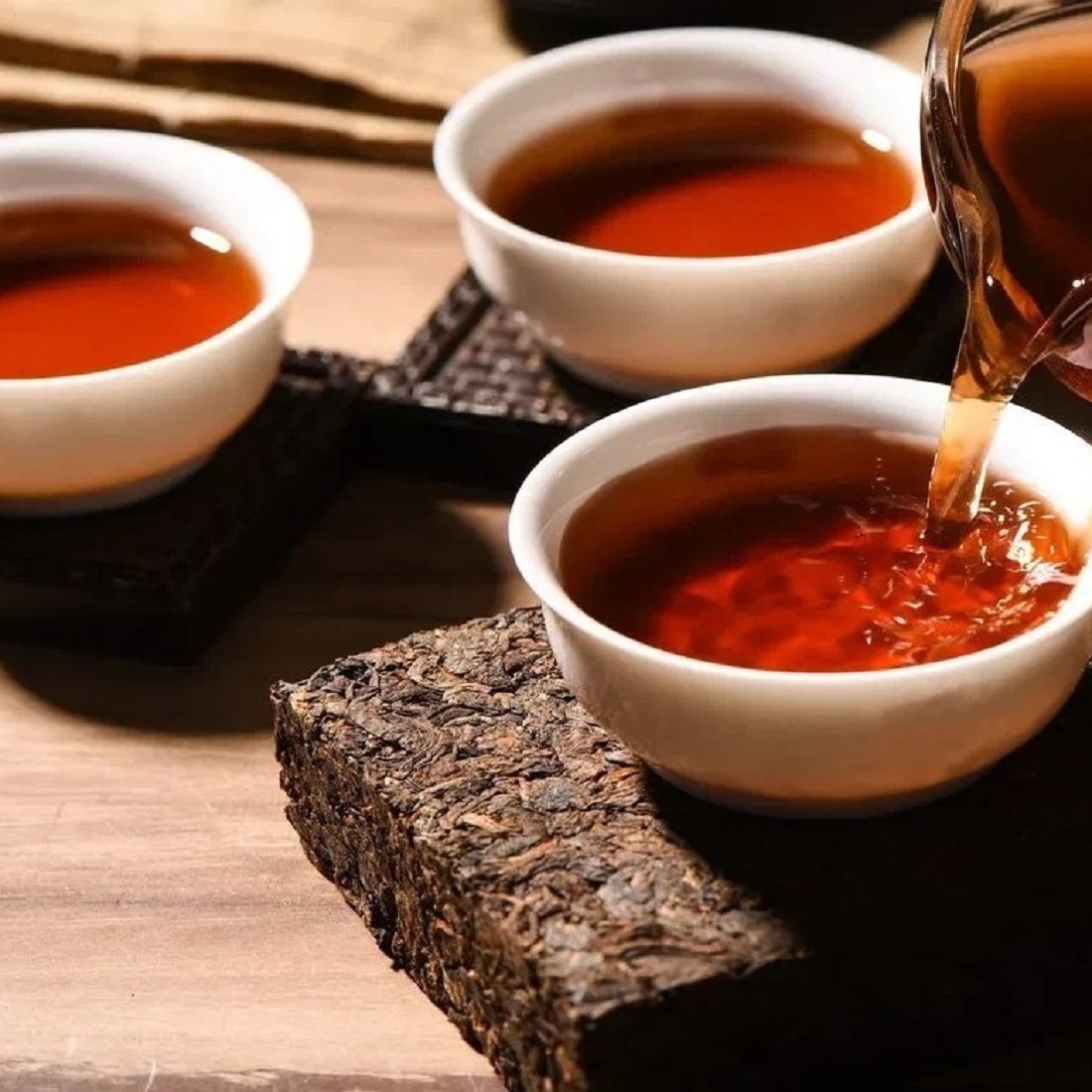 Мини То Ча (Маленькая Чаша) Нежная. Прессованный пуэр Шу в форме квадратика. Провинция Юньнань