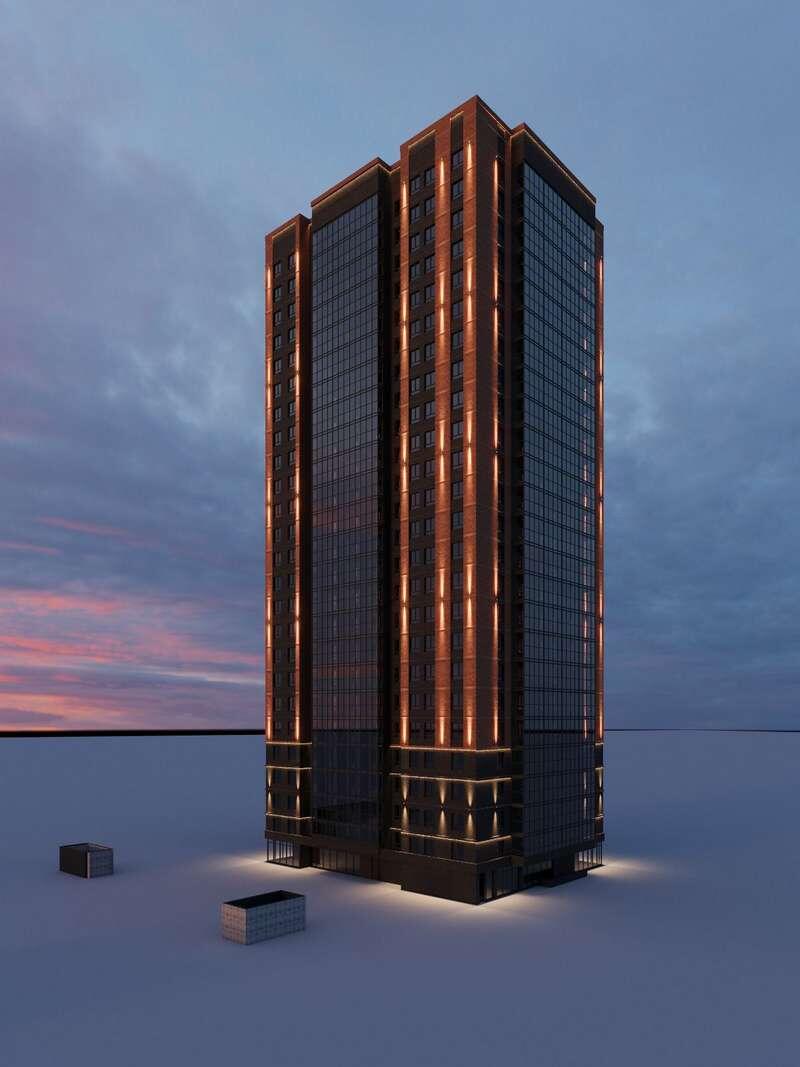 Проект и план застройки ЖК на Вилюйской в Новосибирске