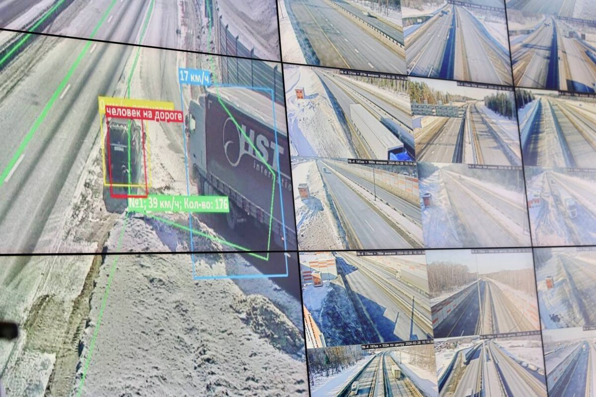 Работа автоматизированной системы управления дорожным движением (АСУДД)