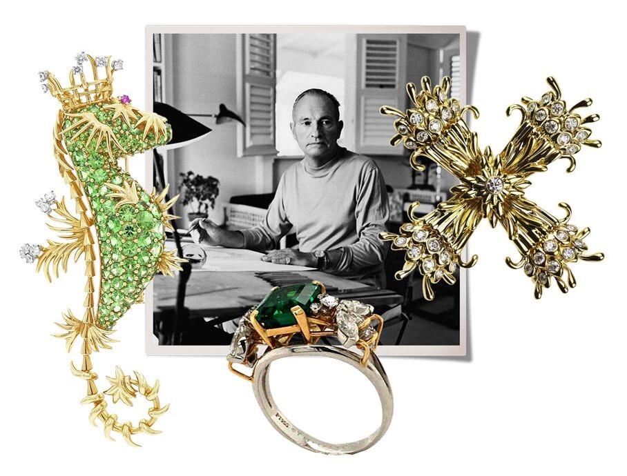 Жан Шлюмберже и его дизайны для Tiffany & Co.: брошь Seahorse King, брошь Maltese-Cross, кольцо Two Bees