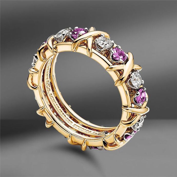 Культовые дизайны Жана Шлюмберже: кольца и браслеты Sixteen-Stone, броши Bird On A Rock и Fish, запонки Acorn (7 фото)