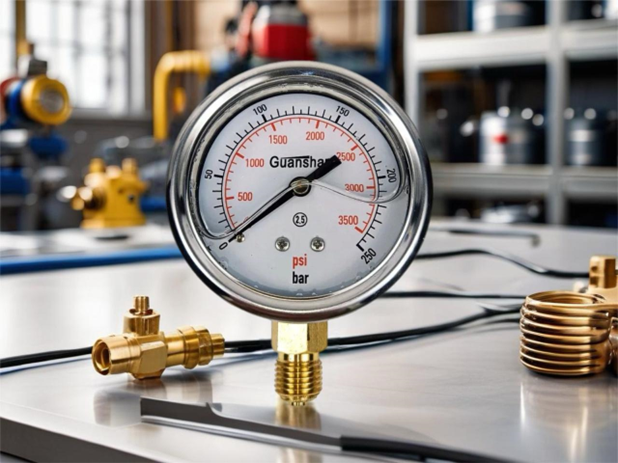 Рис. 2. Манометр глицериновый.