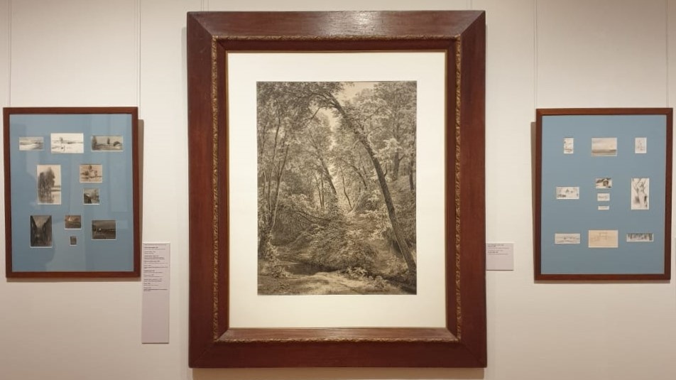 Иван Шишкин На ручье 1895 Бумага, тушь, перо, графитный карандаш