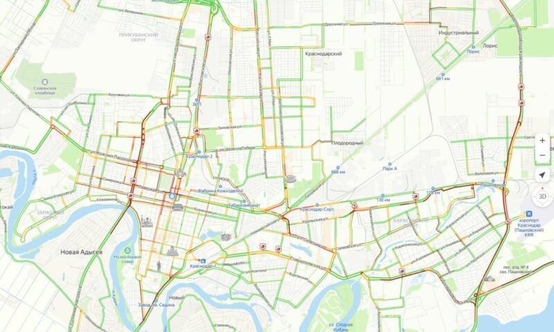    Скриншот сервиса "Яндекс Карты"