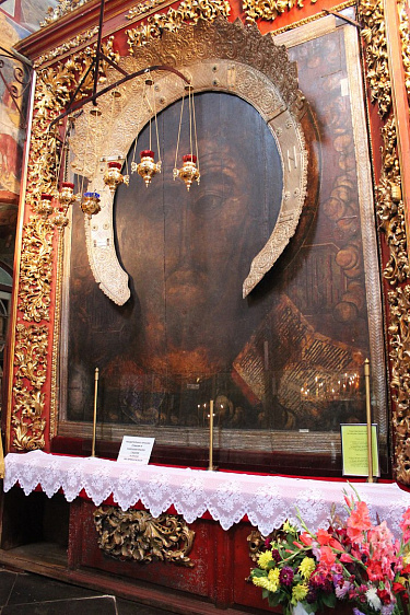 Благодарим Тебя, Господи! Источник: https://rybeparhia.ru/holy/sanctuary/ikona-vsemilostivogo-spasa.html?ysclid=m2nl49i4qz209542291