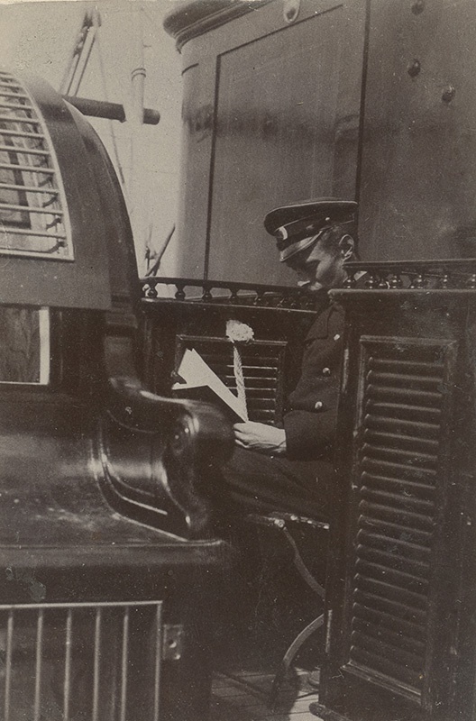 Великий Князь Георгий Александрович на корабле 