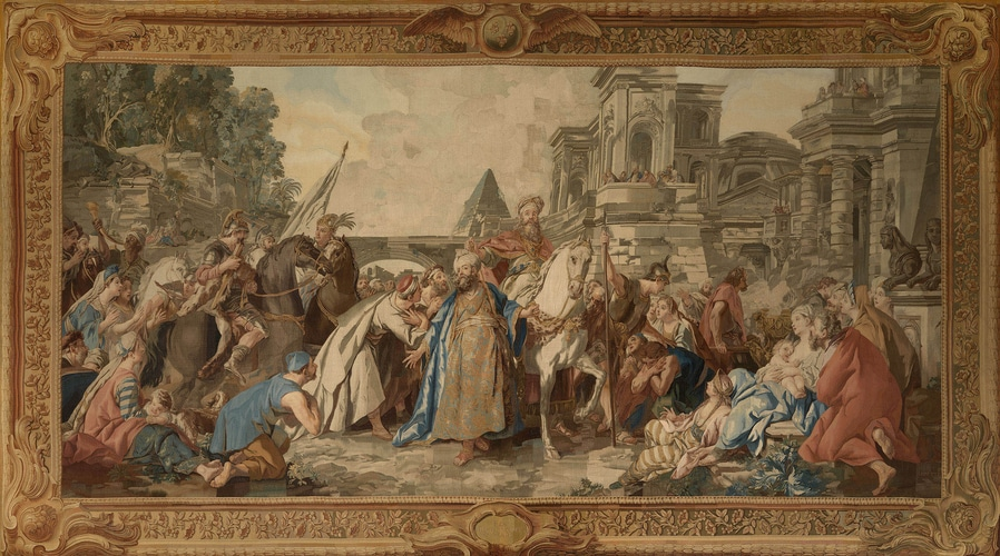 Французский гобелен XVII века