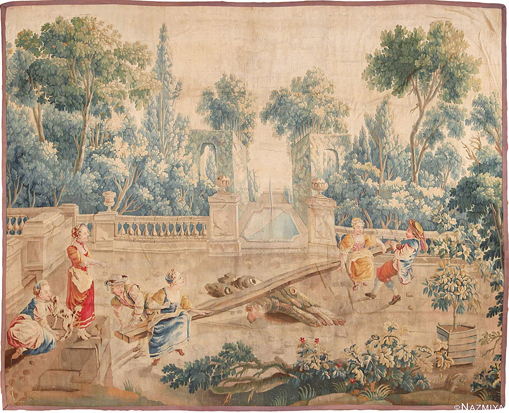 Французский гобелен XVII века