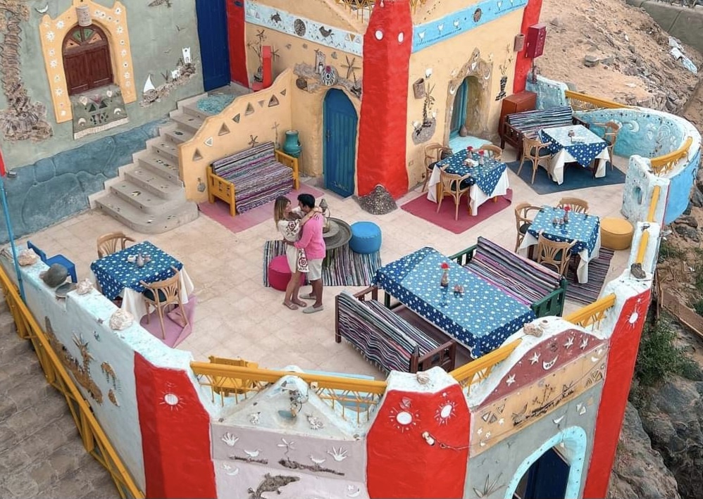 Нубийская деревня под Асуаном, Египет