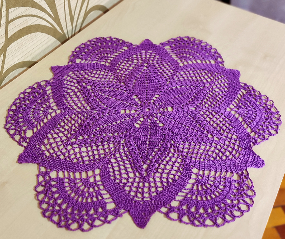 Салфетка крючком