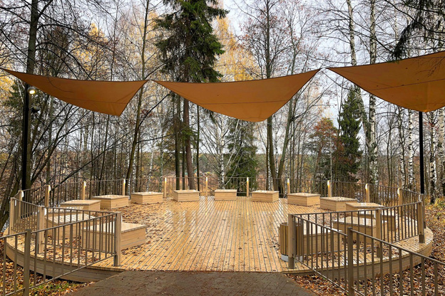    В Слободском завершили благоустройство городского парка