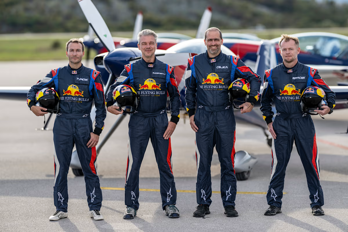 Слева направо: Ян Тврдик, Ян Рудзинский, Станислав Чейка и Мартин Роуч