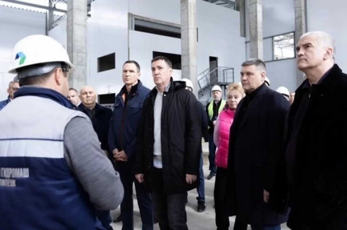    В Крыму Дмитрий Патрушев ознакомился с ходом строительства экотехнопарков