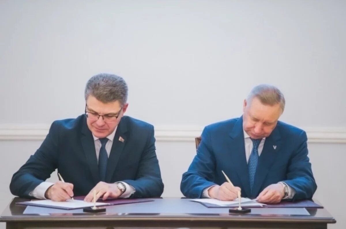    Беглов и председатель Минского исполкома обсудили сотрудничество городов