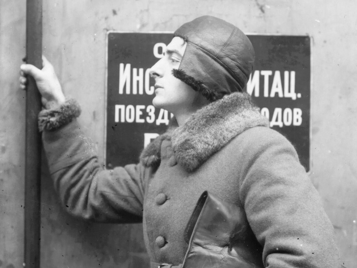 Дзига на литературно-инструкторском поезде ВЦИК 