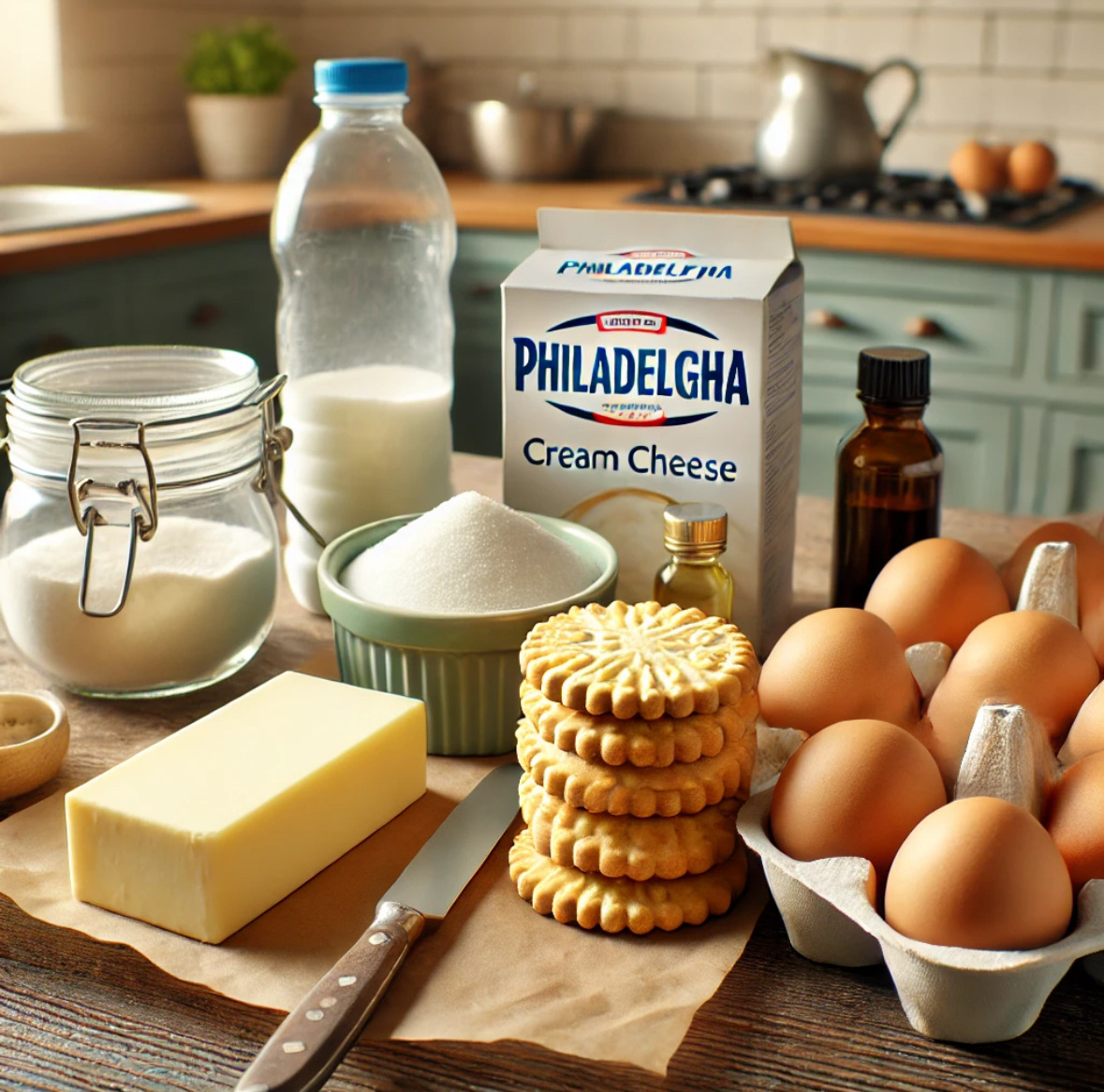ингредиенты для чизкейка