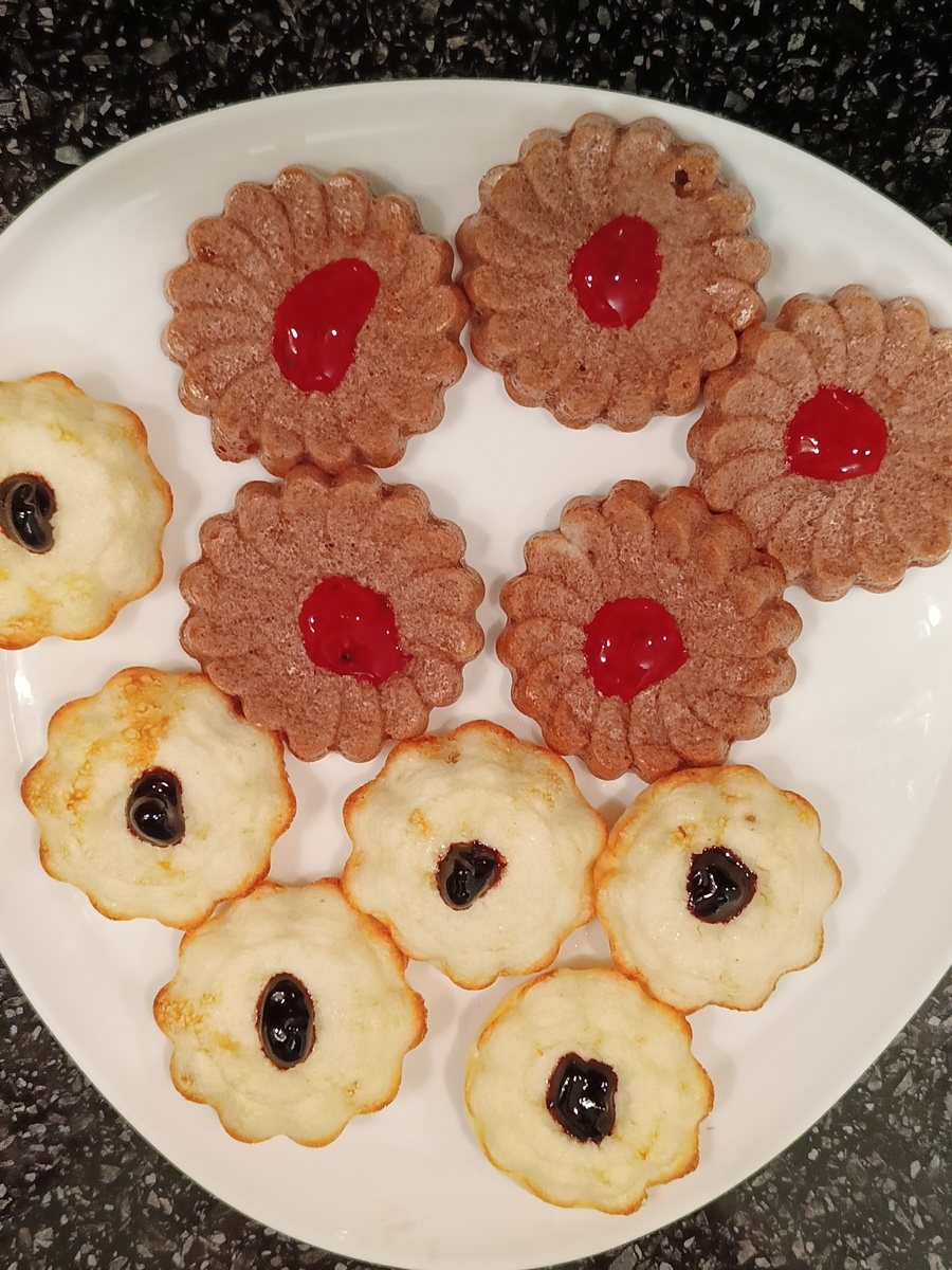 Цветочная поляна маффинов.