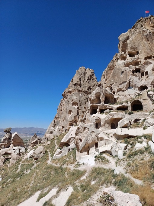 Фото. Турция, Каппадокия, жилища троглодитов
