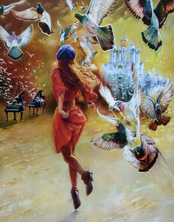 Иллюстрация - картина художника Влодзимежа Куклински (Wlodzimierz Kuklinski)