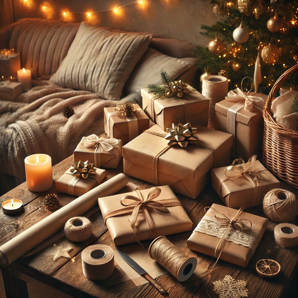 Упаковка подарков к Новому году