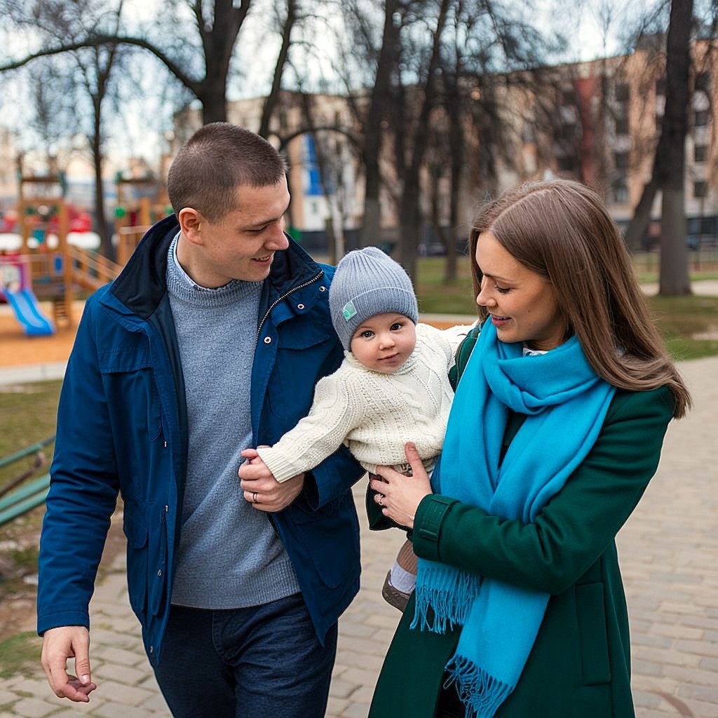 Счастливая семья. 