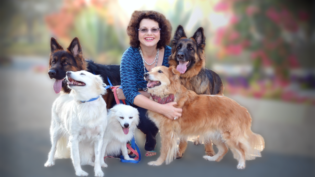 Доктор Маргит Габриэле Мюллер со своими любимцами